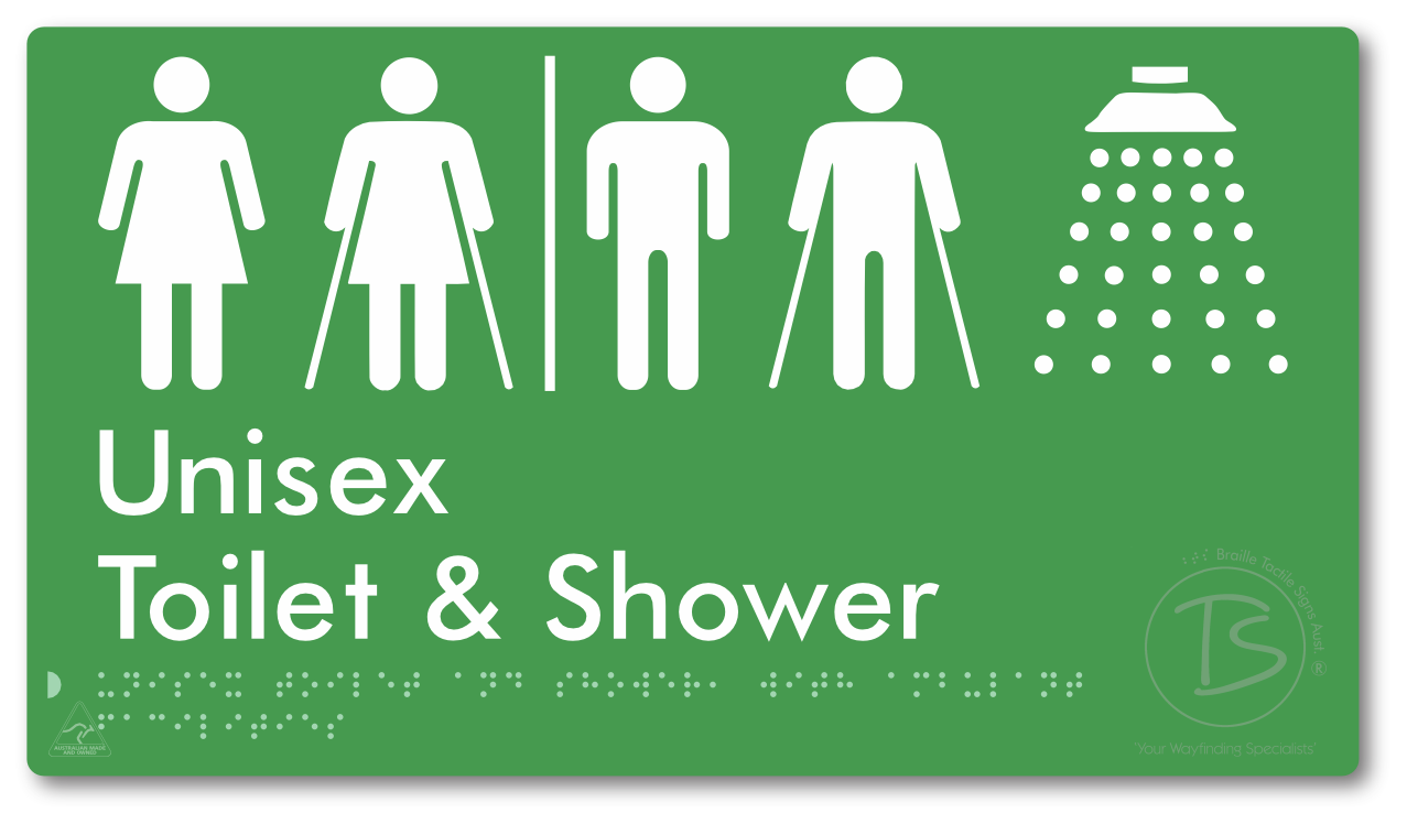 Unisex Toilet & Shower with Ambulant Facilities with Air Lock