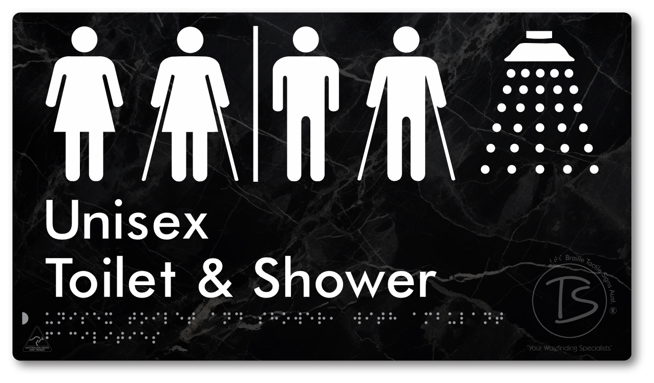 Unisex Toilet & Shower with Ambulant Facilities with Air Lock