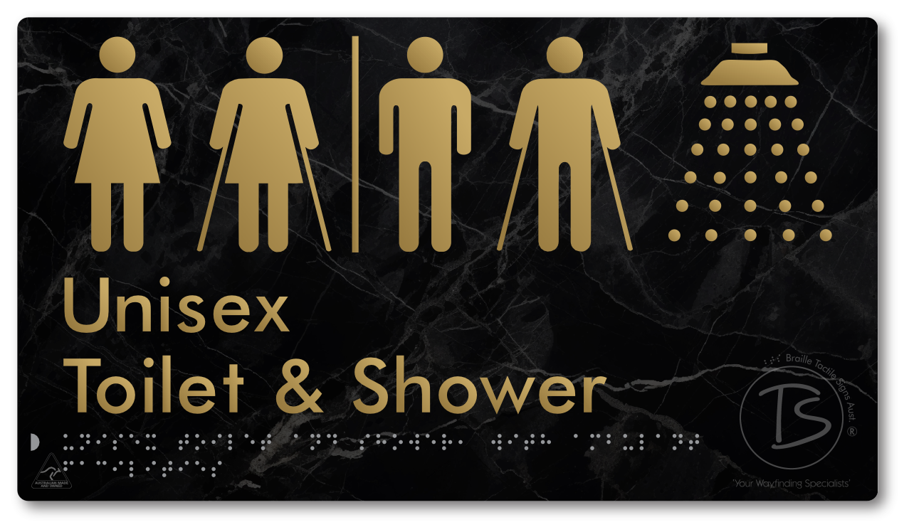 Unisex Toilet & Shower with Ambulant Facilities with Air Lock