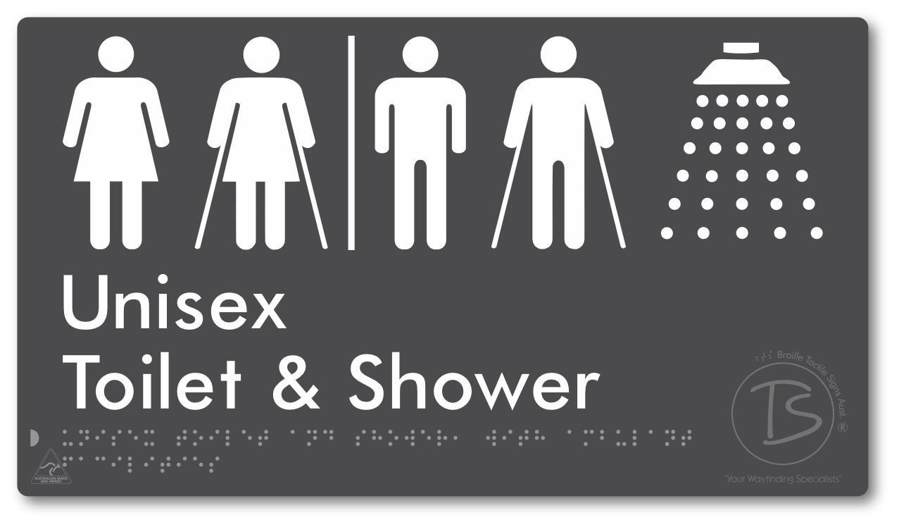 Unisex Toilet & Shower with Ambulant Facilities with Air Lock