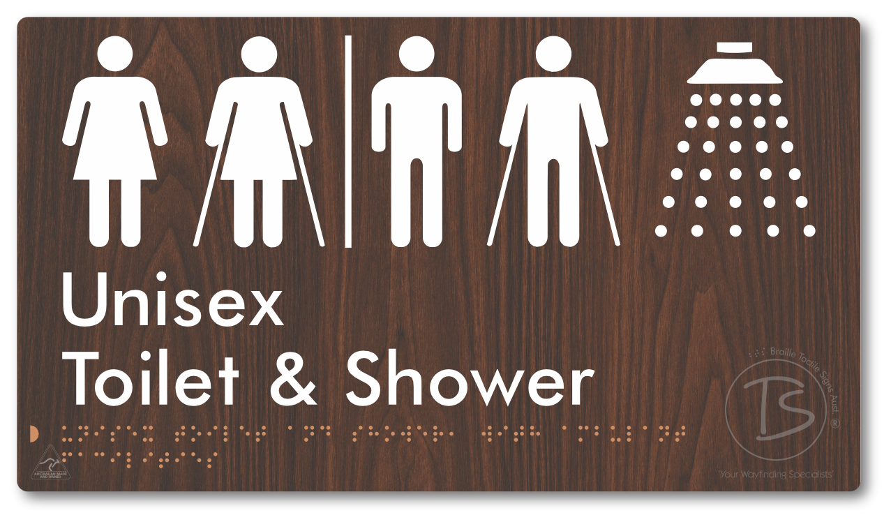 Unisex Toilet & Shower with Ambulant Facilities with Air Lock