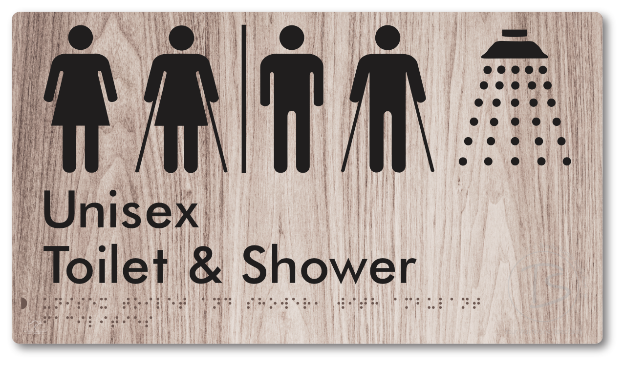Unisex Toilet & Shower with Ambulant Facilities with Air Lock