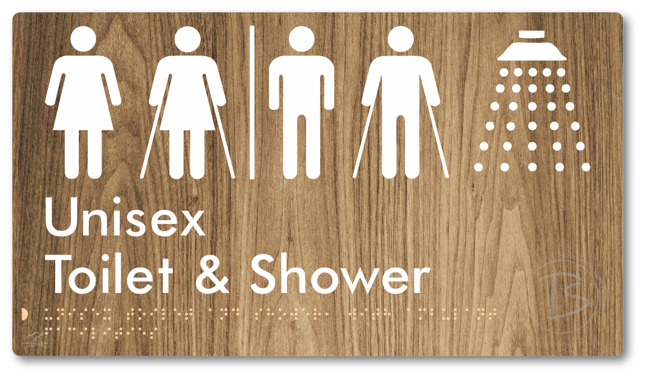 Unisex Toilet & Shower with Ambulant Facilities with Air Lock