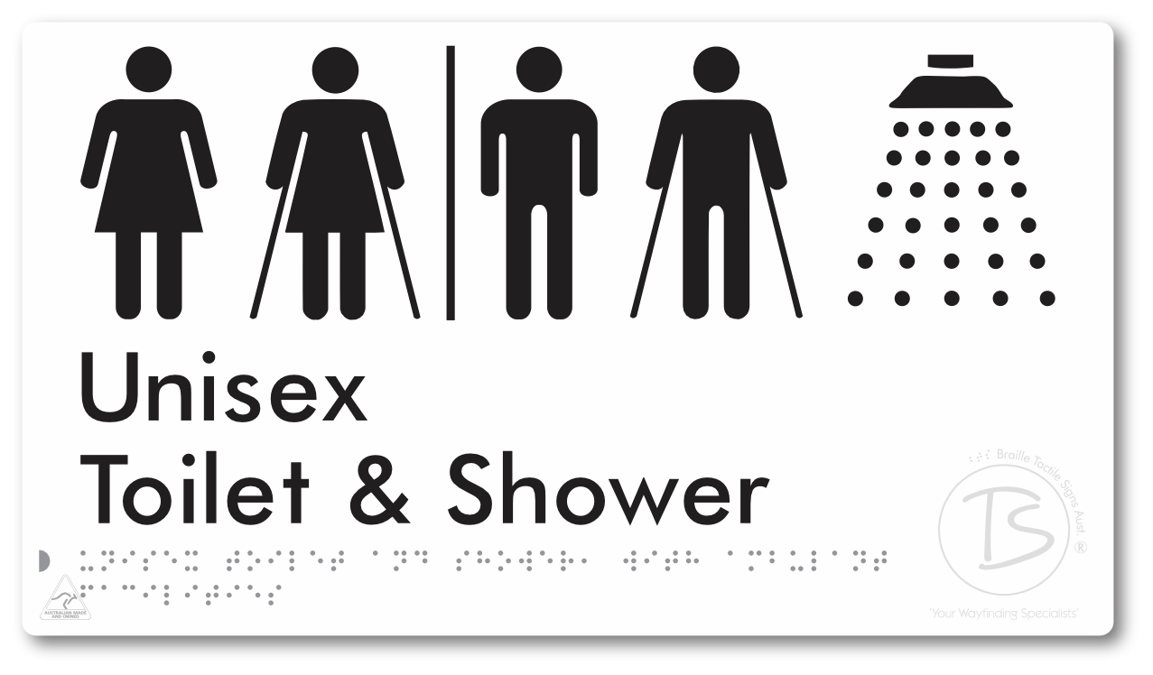 Unisex Toilet & Shower with Ambulant Facilities with Air Lock