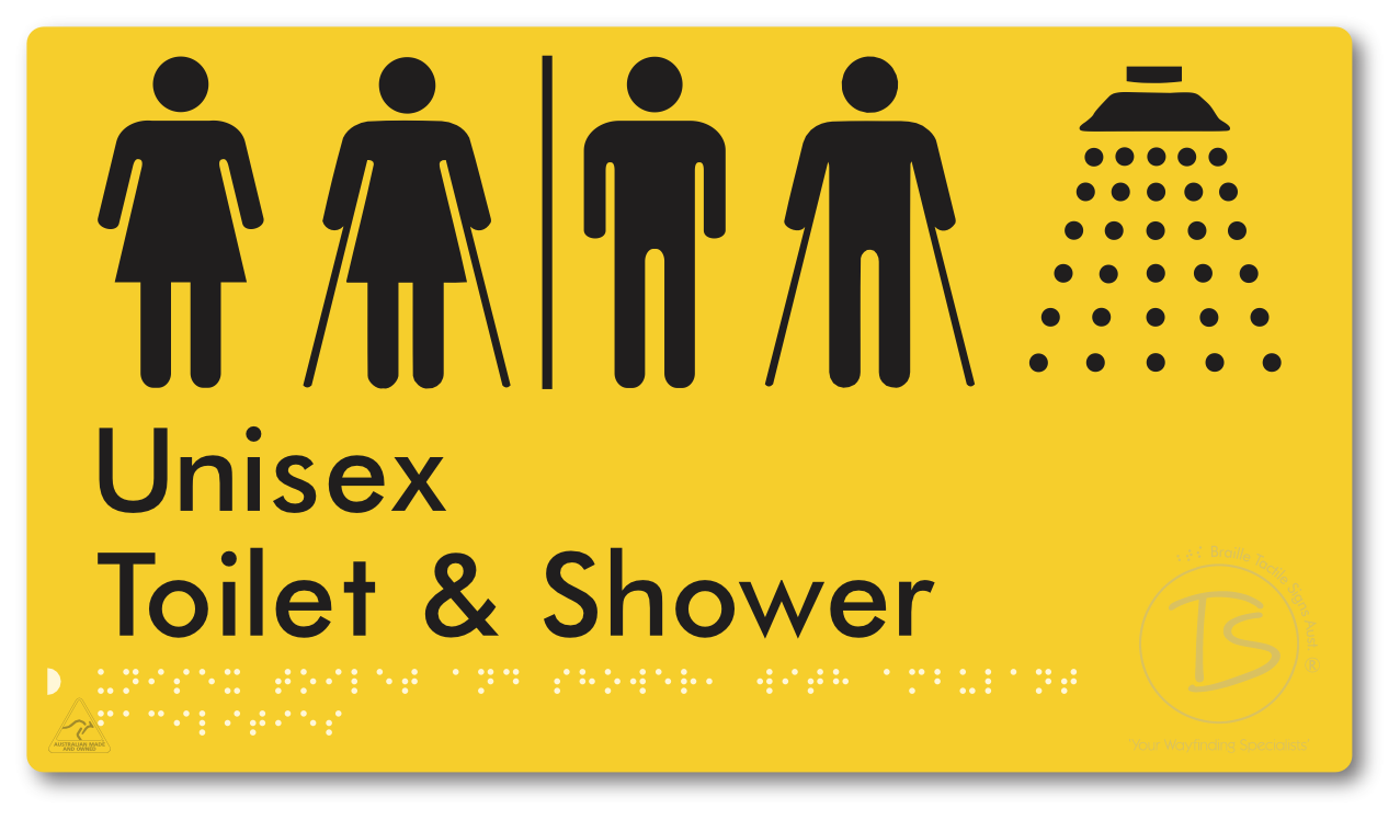Unisex Toilet & Shower with Ambulant Facilities with Air Lock