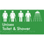 Unisex Ambulant Toilet & Shower