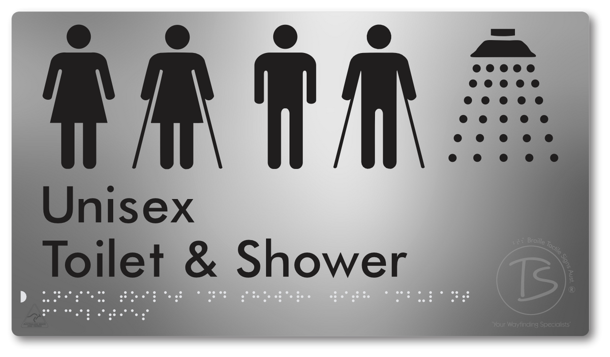 Unisex Toilet and Shower with Ambulant Facilities