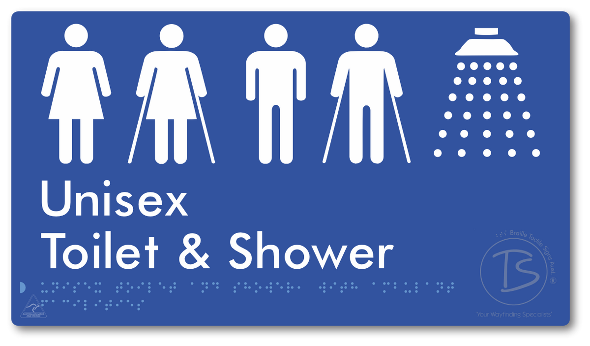 Unisex Toilet and Shower with Ambulant Facilities