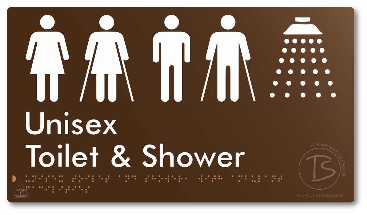 Unisex Toilet and Shower with Ambulant Facilities
