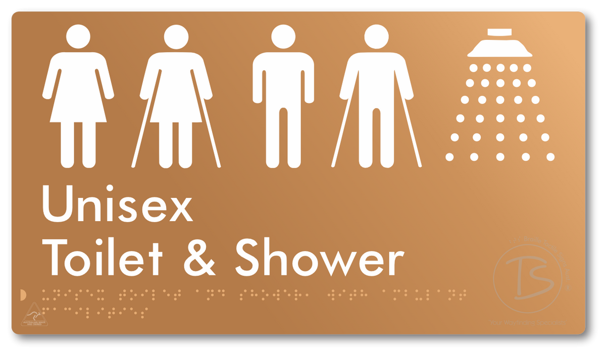 Unisex Toilet and Shower with Ambulant Facilities