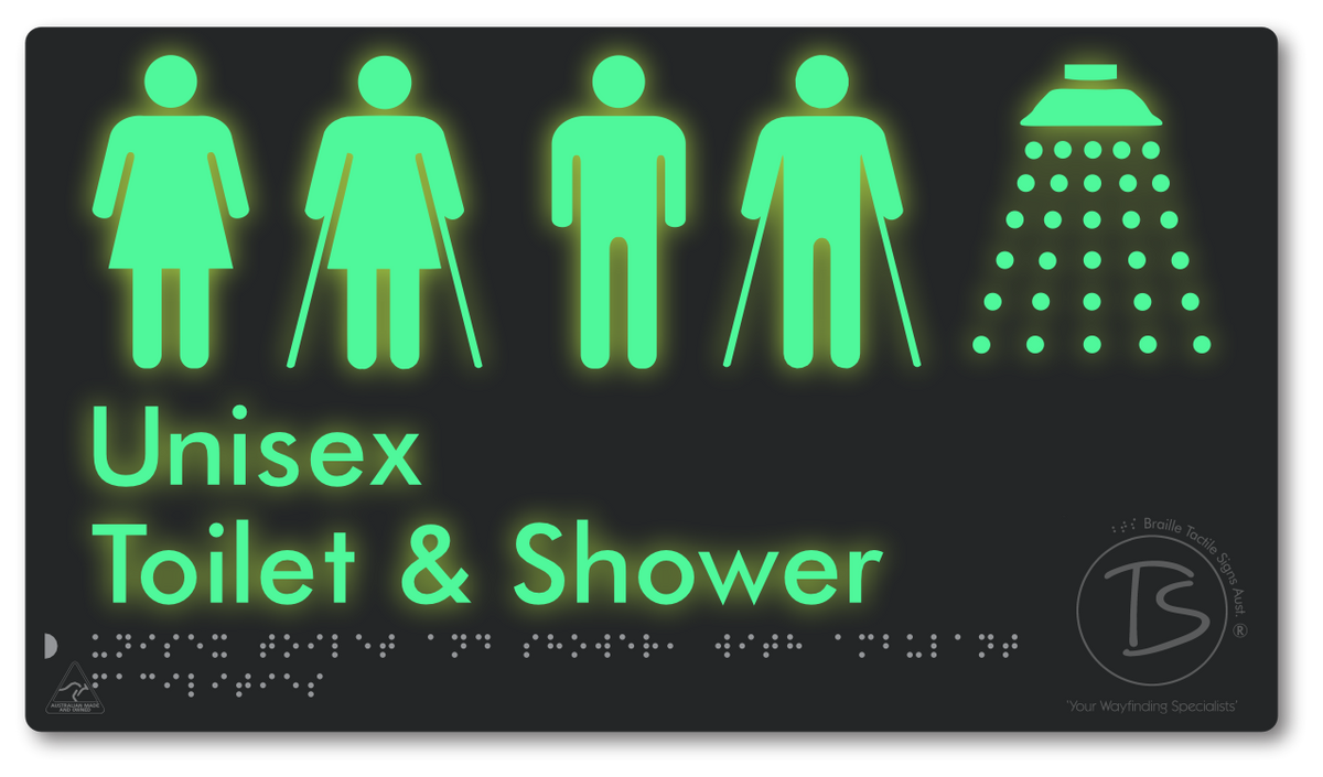 Unisex Toilet and Shower with Ambulant Facilities
