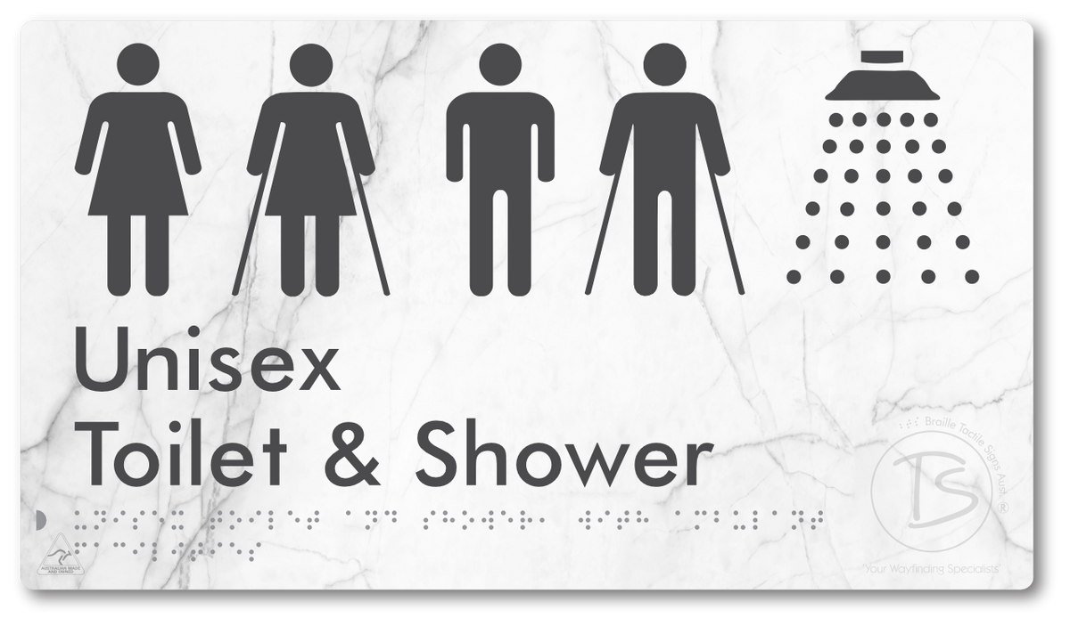Unisex Toilet and Shower with Ambulant Facilities
