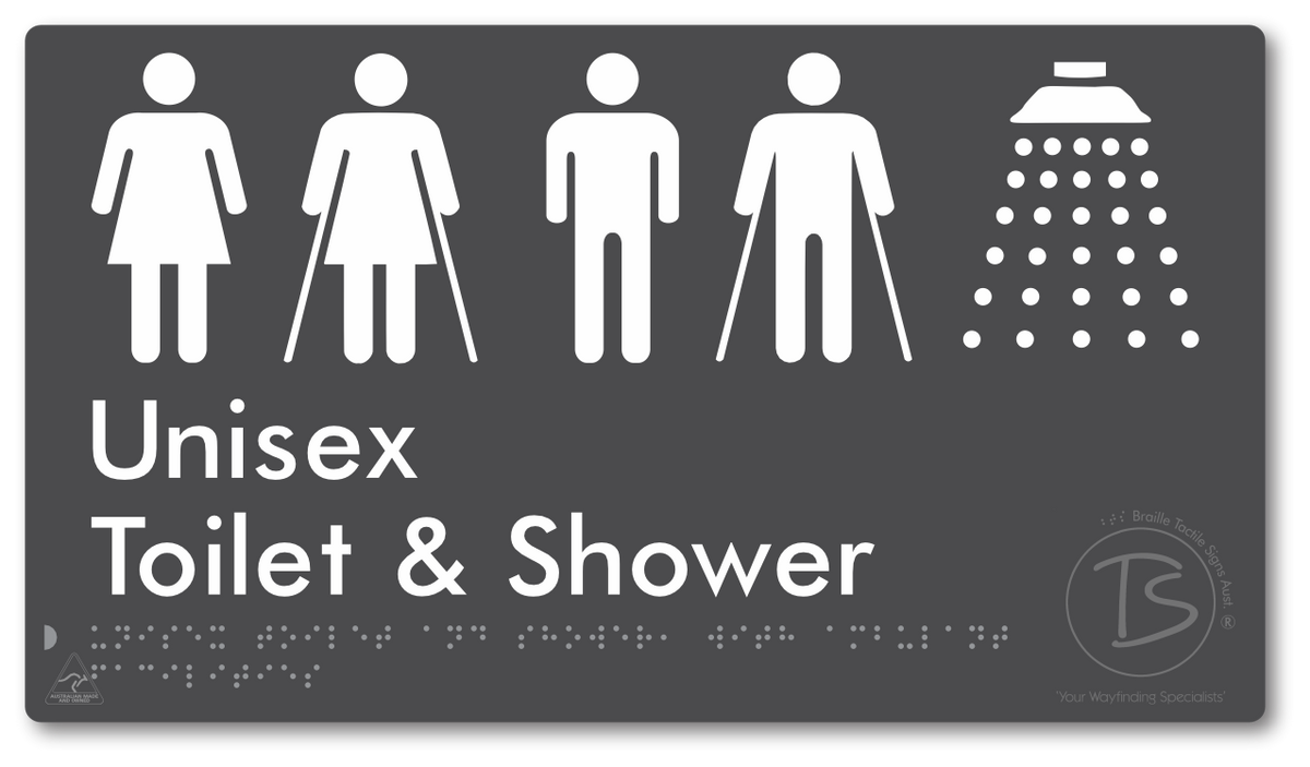 Unisex Toilet and Shower with Ambulant Facilities