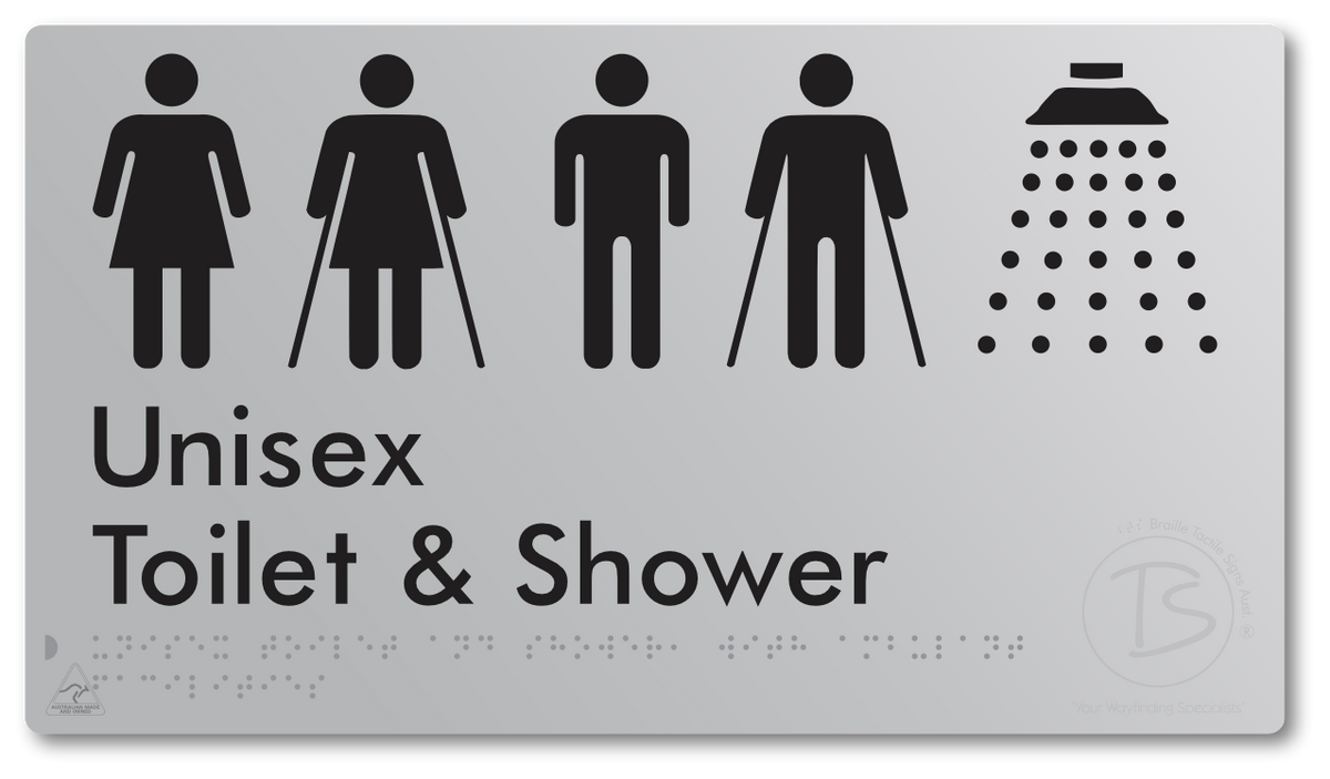Unisex Toilet and Shower with Ambulant Facilities