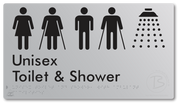 Unisex Toilet and Shower with Ambulant Facilities