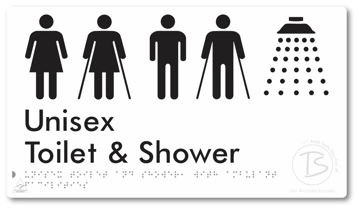 Unisex Toilet and Shower with Ambulant Facilities