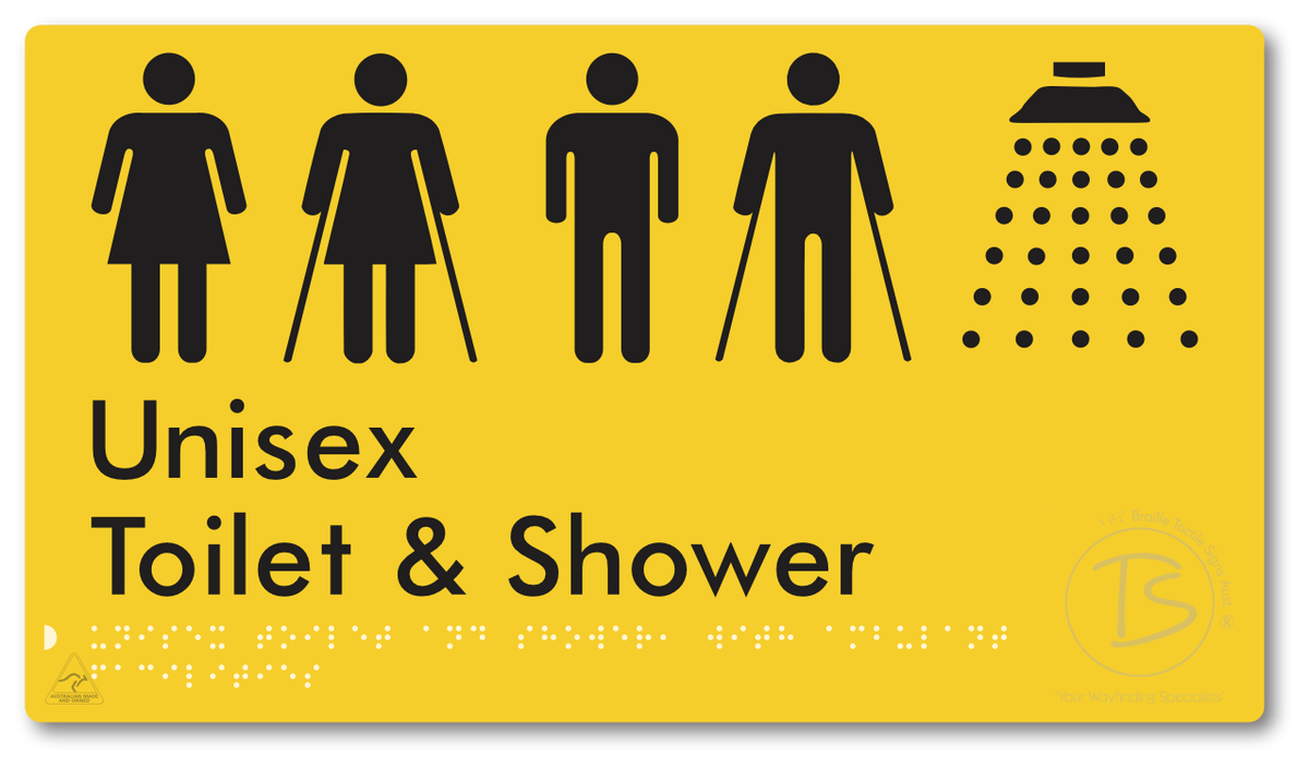 Unisex Toilet and Shower with Ambulant Facilities