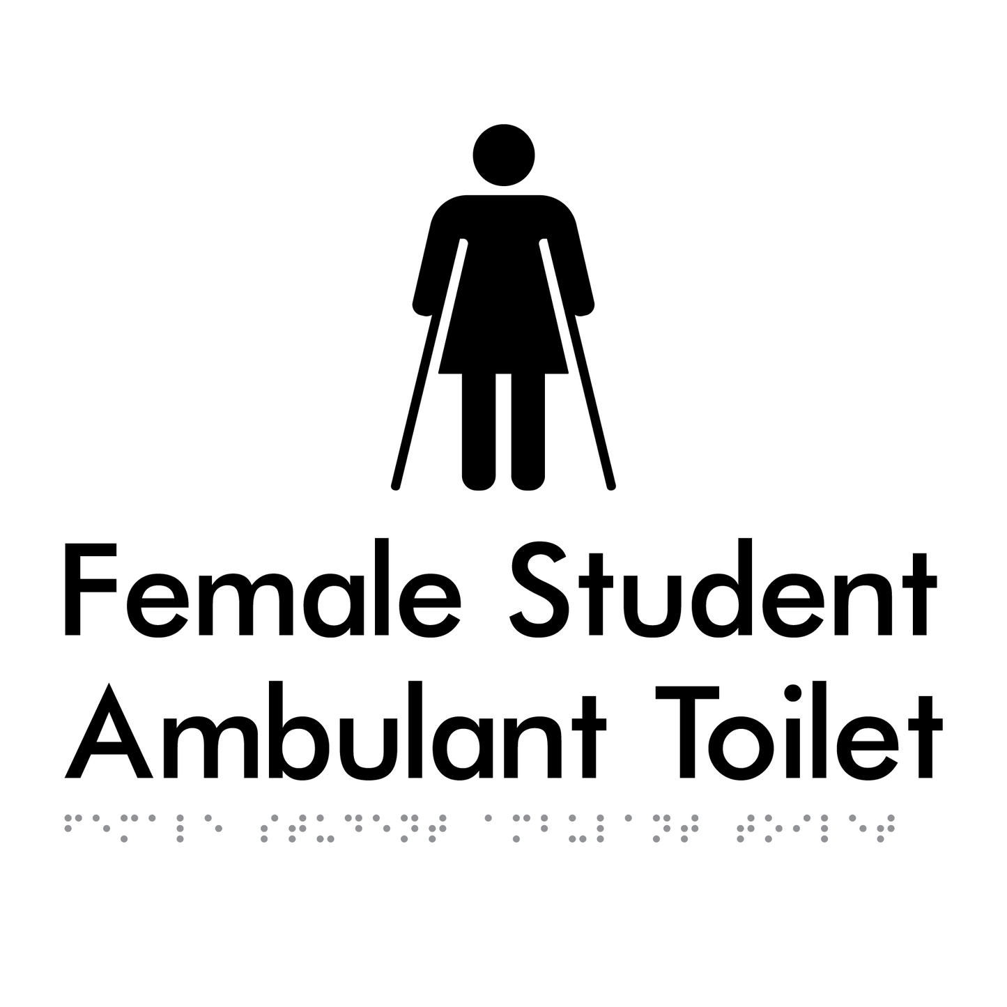 Female Student Ambulant Toilet