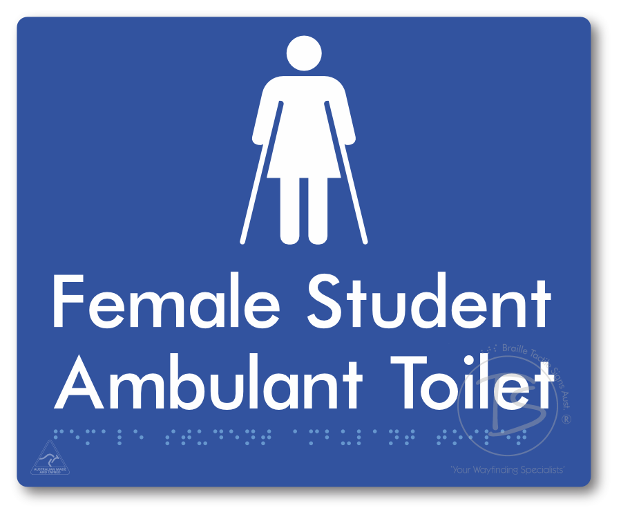 Female Student Ambulant Toilet