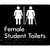 Female Student Toilets with Ambulant Cubicle & Air Lock