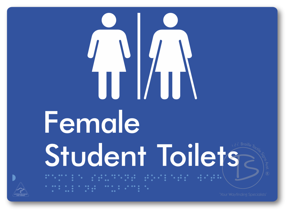 Female Student Toilets with Ambulant Cubicle with Airlock