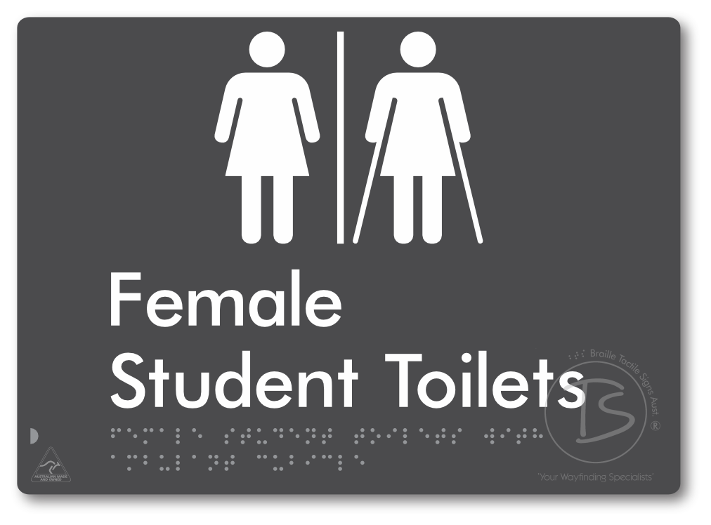 Female Student Toilets with Ambulant Cubicle with Airlock