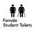 Female Student Toilets with Ambulant Cubicle
