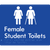 Female Student Toilets with Ambulant Cubicle