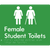 Female Student Toilets with Ambulant Cubicle