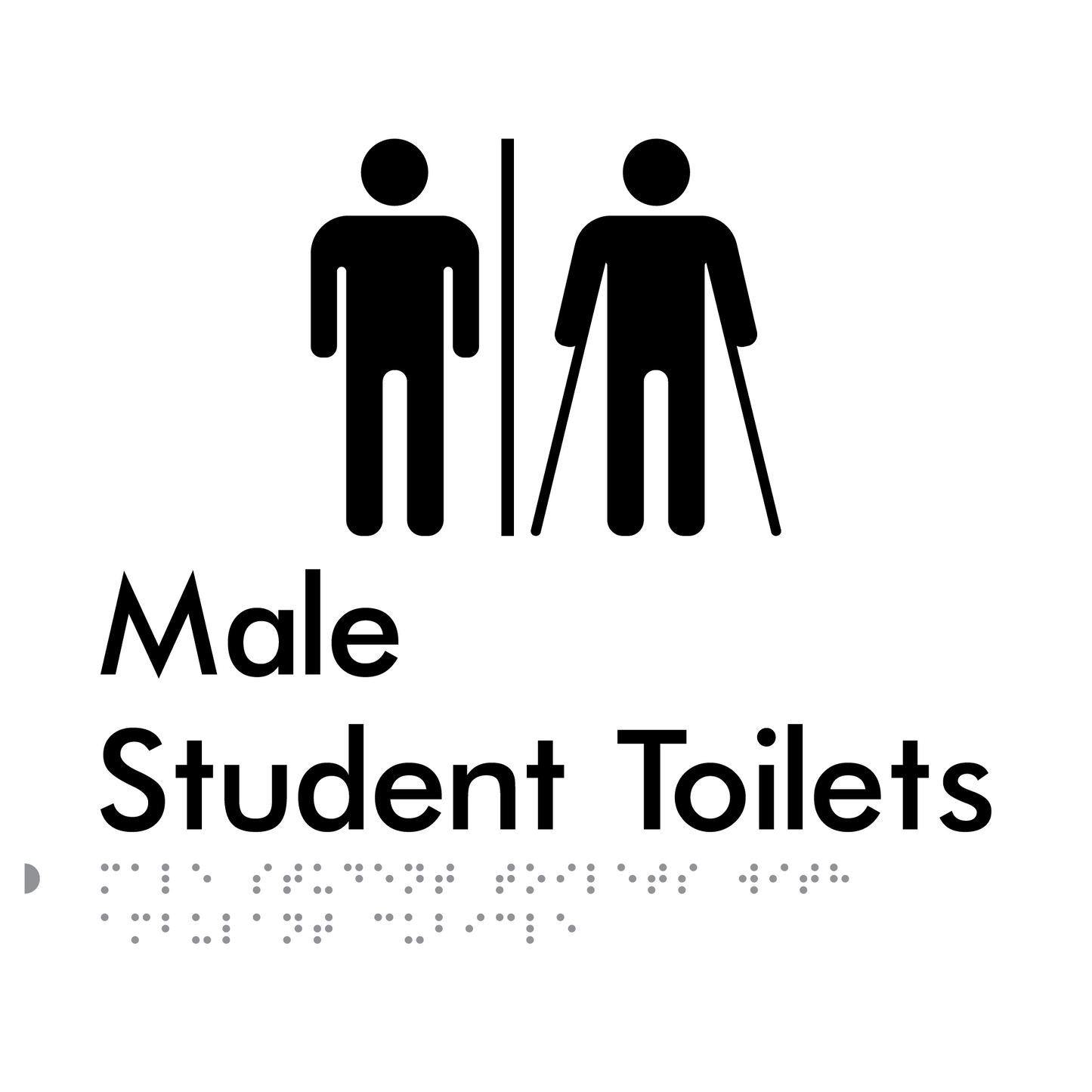 Male Student Toilets with Ambulant Cubicle & Air Lock