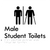 Male Student Toilets with Ambulant Cubicle & Air Lock