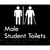 Male Student Toilets with Ambulant Cubicle & Air Lock