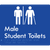 Male Student Toilets with Ambulant Cubicle & Air Lock