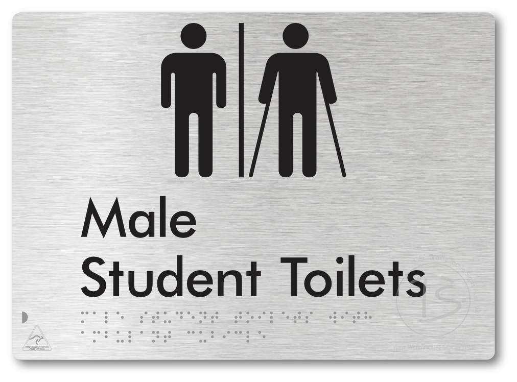 Male Student Toilets with Ambulant Cubicle & Airlock