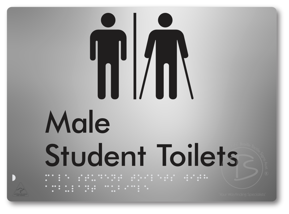 Male Student Toilets with Ambulant Cubicle & Airlock