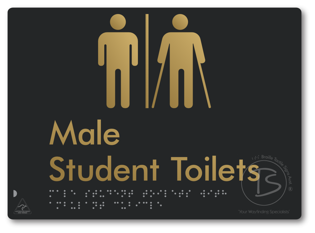 Male Student Toilets with Ambulant Cubicle & Airlock