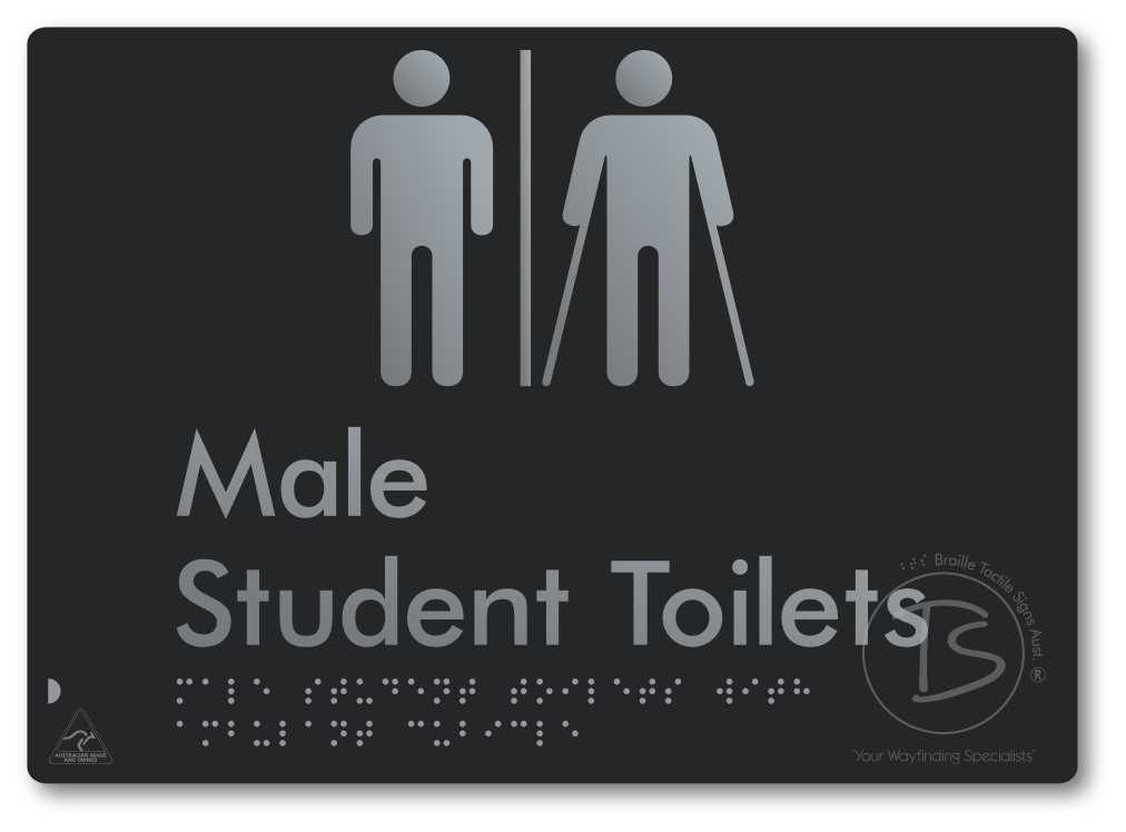 Male Student Toilets with Ambulant Cubicle & Airlock
