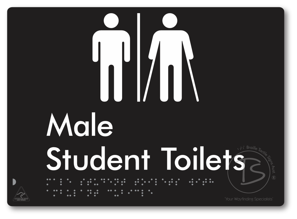 Male Student Toilets with Ambulant Cubicle & Airlock
