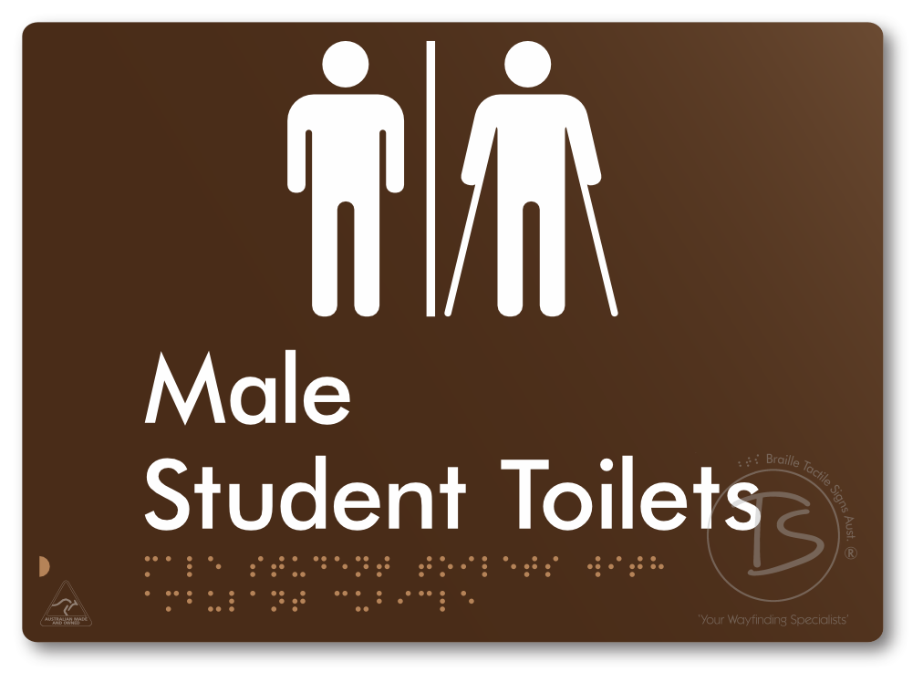 Male Student Toilets with Ambulant Cubicle & Airlock