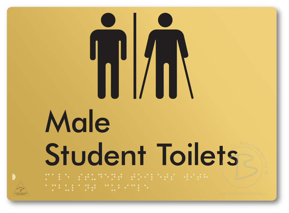 Male Student Toilets with Ambulant Cubicle & Airlock