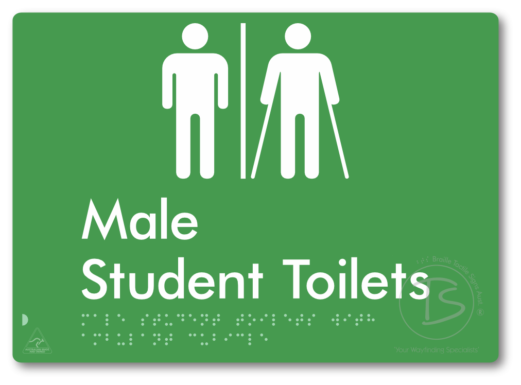 Male Student Toilets with Ambulant Cubicle & Airlock
