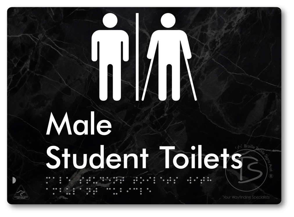 Male Student Toilets with Ambulant Cubicle & Airlock
