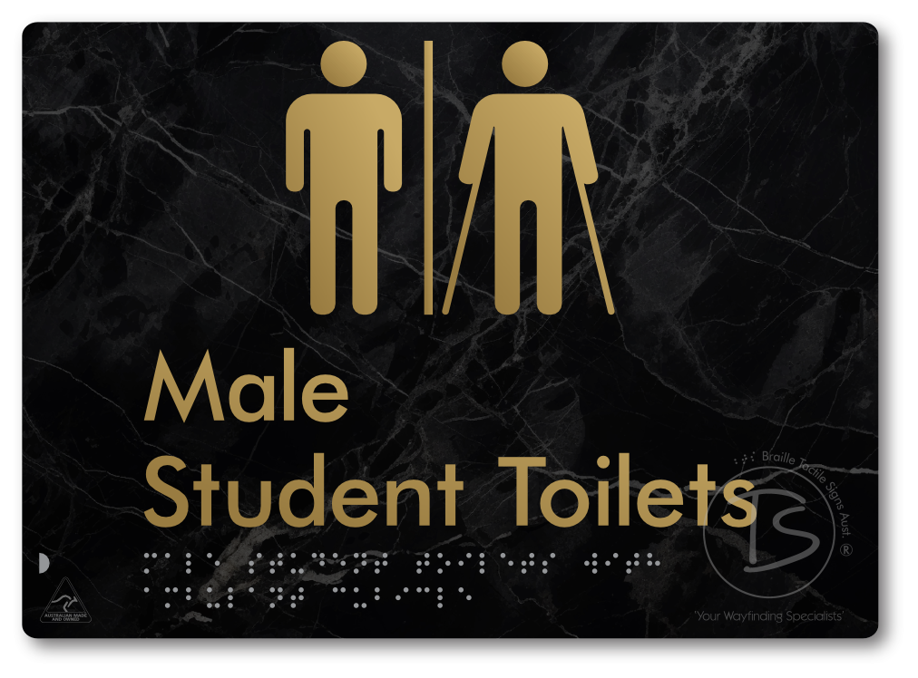 Male Student Toilets with Ambulant Cubicle & Airlock