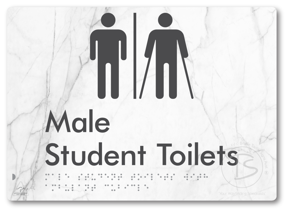 Male Student Toilets with Ambulant Cubicle & Airlock