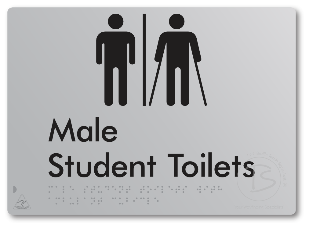 Male Student Toilets with Ambulant Cubicle & Airlock