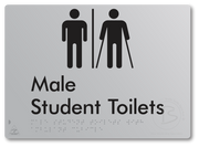 Male Student Toilets with Ambulant Cubicle & Airlock