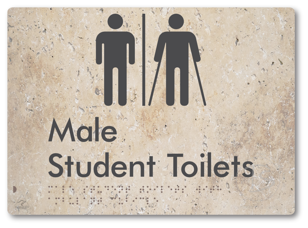 Male Student Toilets with Ambulant Cubicle & Airlock