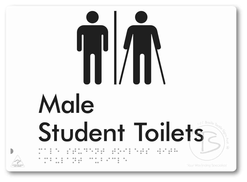 Male Student Toilets with Ambulant Cubicle & Airlock