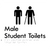 Male Student Toilets with Ambulant Cubicle