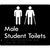 Male Student Toilets with Ambulant Cubicle